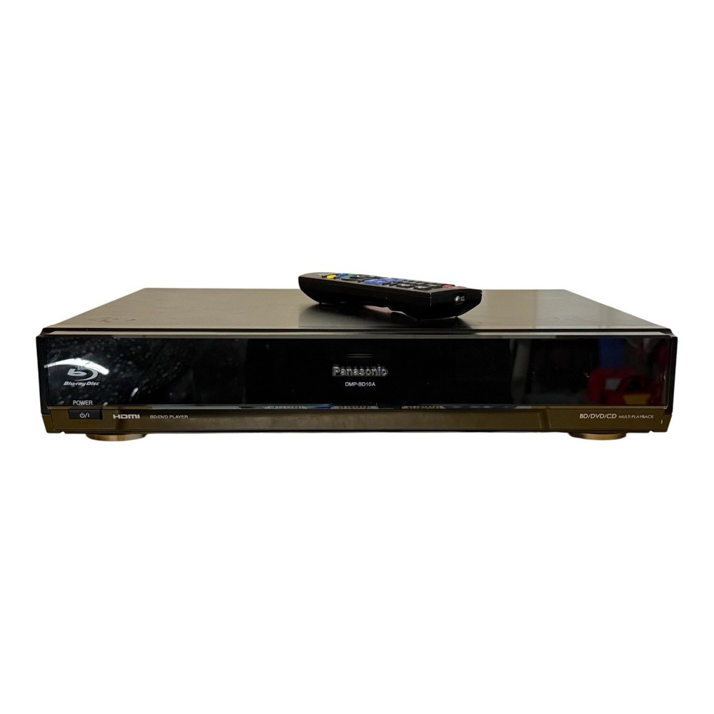 Panasonic DMP-BD10A Blu-Ray Player Complete No Remote Nice Shiny and Tested OK